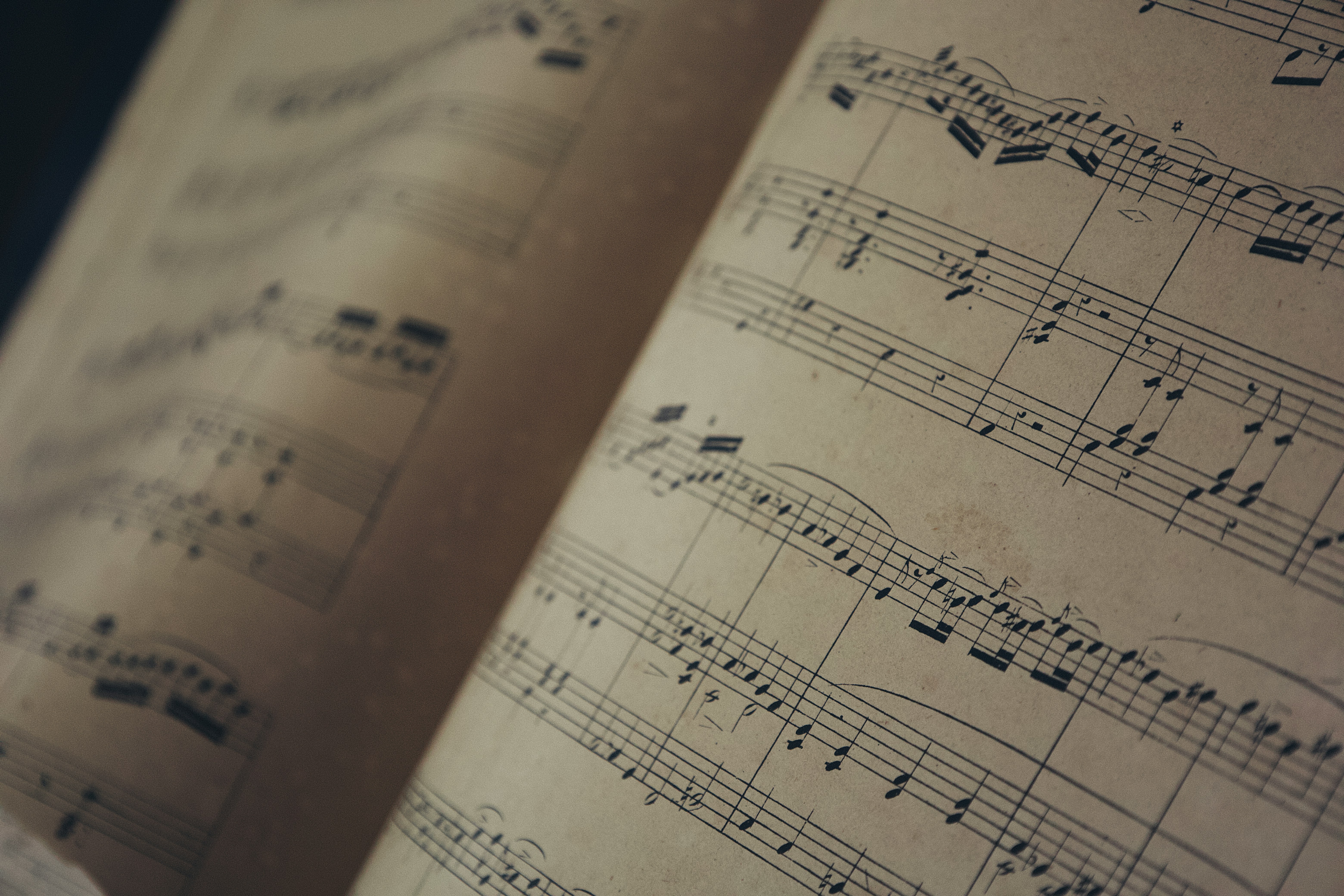 A picture of a music score